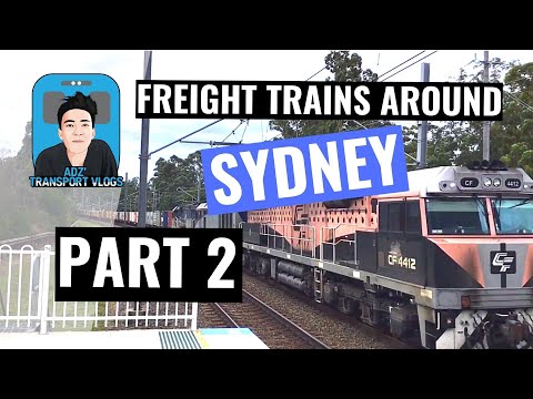 Adz' Transport Vlogs - Vlog 161:  Freight Trains around Sydney Part 2