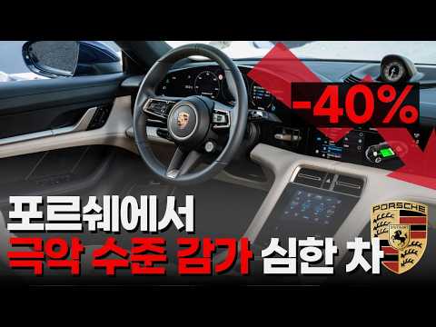 -40% 감가는 우스운, 지하실까지 뚫어버린 포르쉐 '그 녀석'