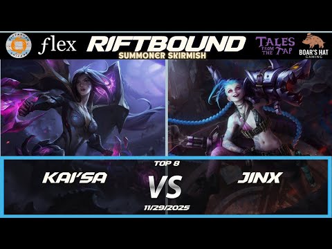 Kai'Sa VS Jinx   [Summoner Skirmish Riftbound Gameplay Top 8]