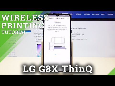 How to Enable Wireless Printing on LG G8X ThinQ – Connect Printer with Device