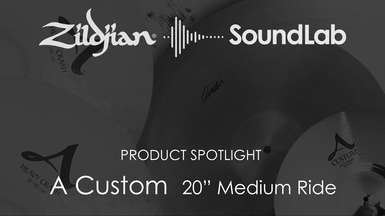 Zildjian A Custom 20" Medium Ride