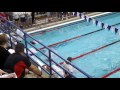 100 Backstroke 57.92 - Lane 7, 2nd from top (white cap)