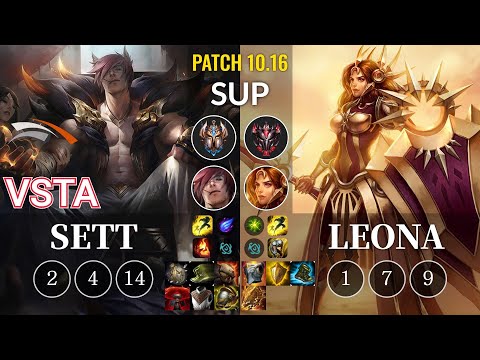 HLE Vsta Sett vs Leona Sup - KR Patch 10.16