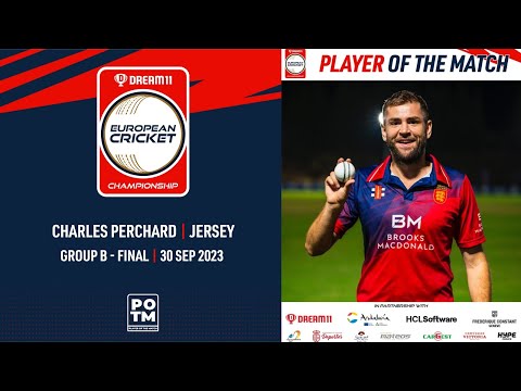 POTM: C.Perchard - JSY vs BEL | Highlights | Dream11 ECC23 | 30 Sep 2023 | ECC23.028
