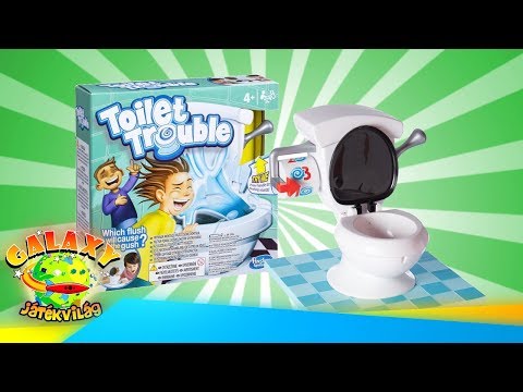 WC Fröcskölt Minket Arcon! - Toilet Trouble Társasjáték Bemutató - Galaxy Játékvilág