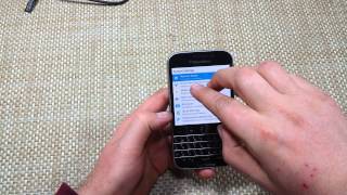 Blackberry Classic How to turn Screen Reader Beta Off under accessibility options