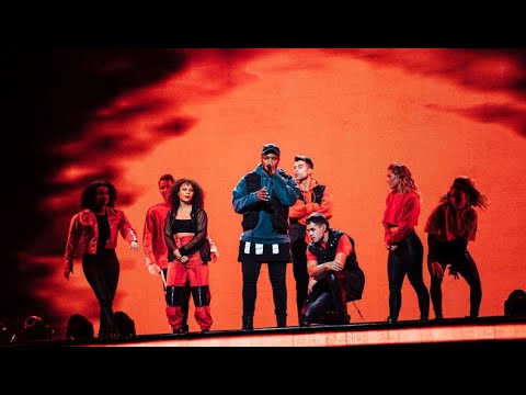 Öppningsnummer med topp 13 i finalen av Idol 2018 - Idol Sverige (TV4)