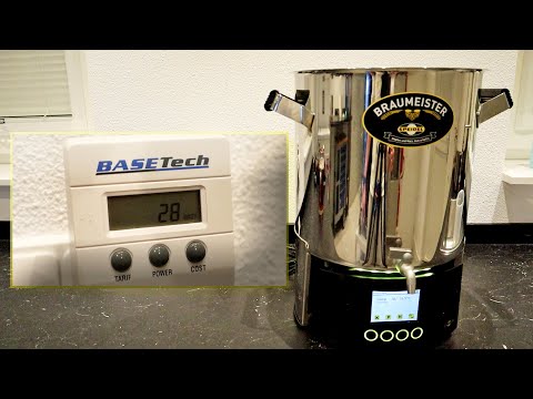 Speidel Braumeister 10L power consumption test