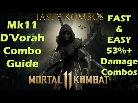 Mk11 Tasty Kombos #6 - D'Vorah Combo Guide!