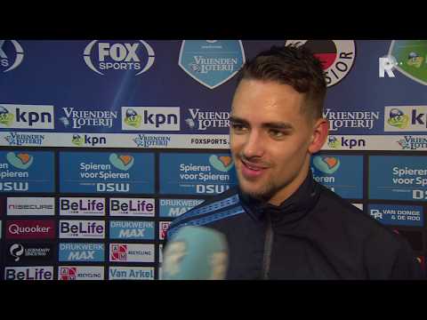 Siebe Horemans debuteerde zondag tegen Feyenoord in het shirt van Excelsior