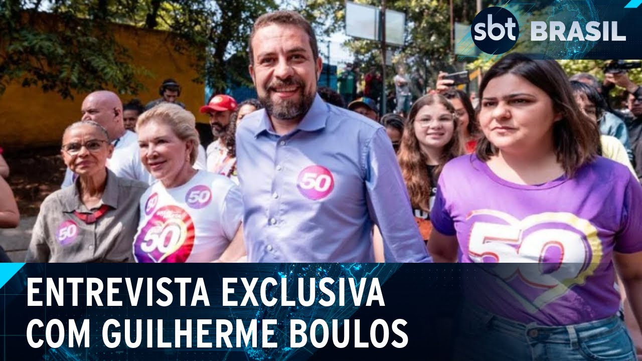 Cesar Filho entrevista Boulos (Psol) após candidato avançar para o 2° turno | SBT Brasil (07/10/24)