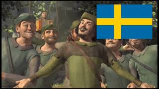 Shrek - merry men Robin hood song - (Swedish)