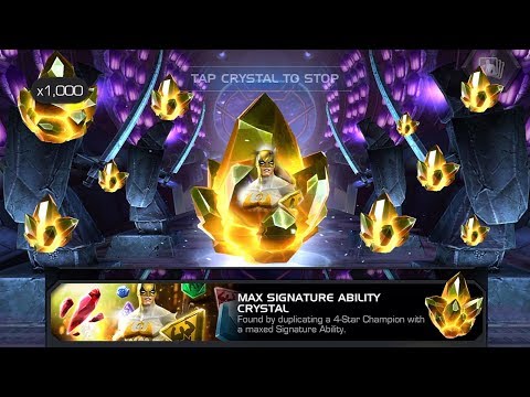 MARVEL CONTEST OF CHAMPIONS: Immortal Iron Fist Crystals Opening (Max Signature Ability Crystals)