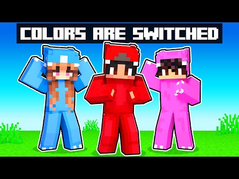 Omz - Our COLORS are SWITCHED in Minecraft!