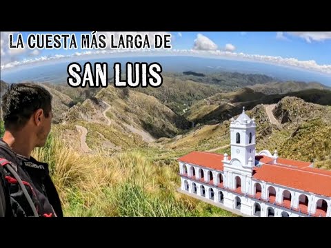 La cuesta más larga de SAN LUIS en moto, Replica del Cabildo y Casa de Tucumán , La Punta , Nogoli