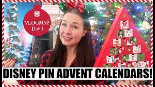DISNEY PIN ADVENT CALENDARS! Welcome to VLOGMAS 2018! Day 1