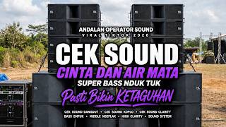 Download lagu CEK SOUND DANGDUT 🔊 SUPER BASS   NDUNG TUK | CINTA DAN AIR MATA | VIRAL TIKTOK 2026 mp3