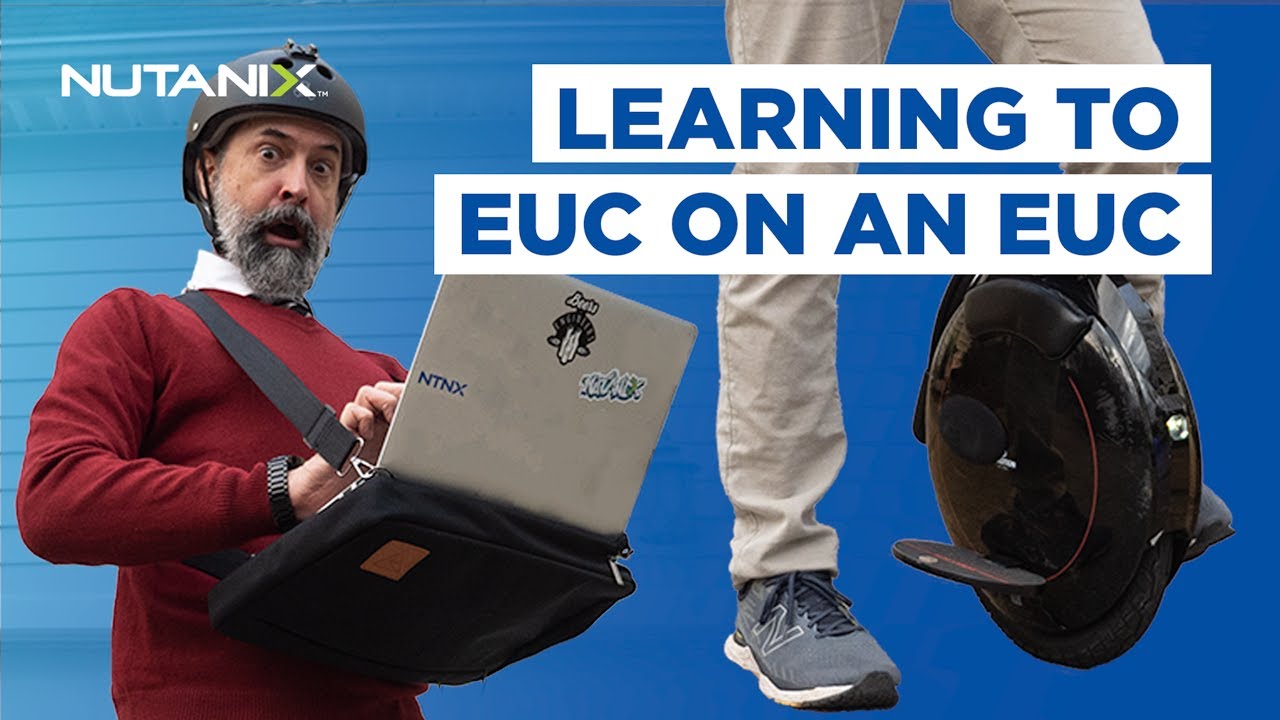 *CRASH COURSE* Learning to ride an EUC on the job | Nutanix