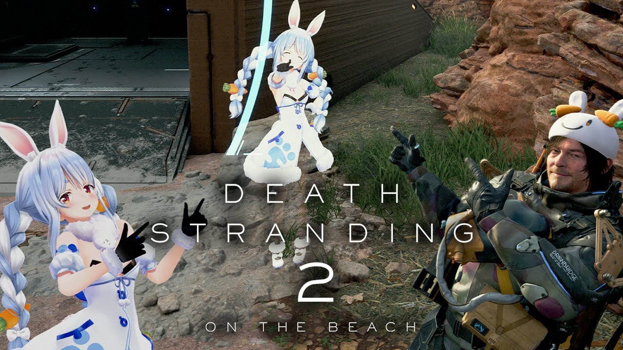 #4【デススト2】ついにデスストランディング2を始める!DEATH STRANDING 2: ON THE BEACH ぺこ!【ホロライブ/兎田ぺこら】※ネタバレ注意