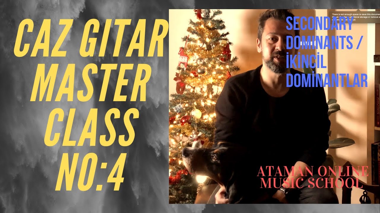 CAZ GİTAR MASTER CLASS NO:4 SECONDARY DOMİNANTS