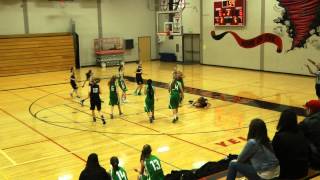 preview picture of video 'U13 T-Birds Basketball - Yelm Tourney - Championship Game (Olympia) - Jenna Stuffs a Shot'