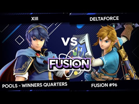Fusion #96 - XIII (Marth) vs Deltaforce (Link) - Pools - Winners Quarters