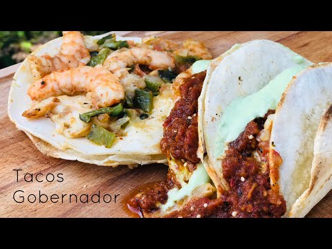 Tacos / Tacos de camaron 🦐 a la parrilla / Tacos gobernador