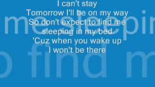 Simple Plan i won&#39;t be there lyrics