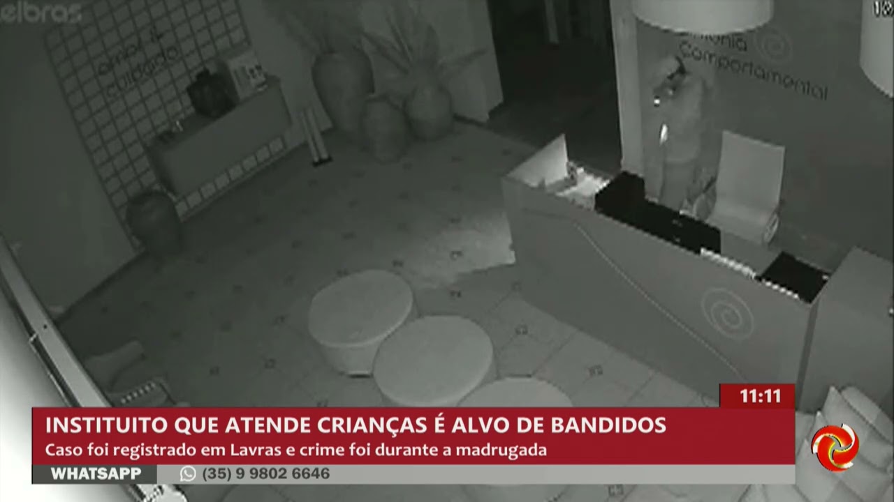 Instituto que atende crianças é alvo da criminalidade em Lavras
