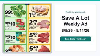 Save A Lot Weekly Ad (8/5/26 - 8/11/26) Best Deals
