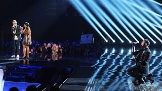 Alex &amp; Sierra and Carlito Olivero &quot;Falling Slowly&quot; - Live Week 7: Semifinal - The X Factor USA 2013