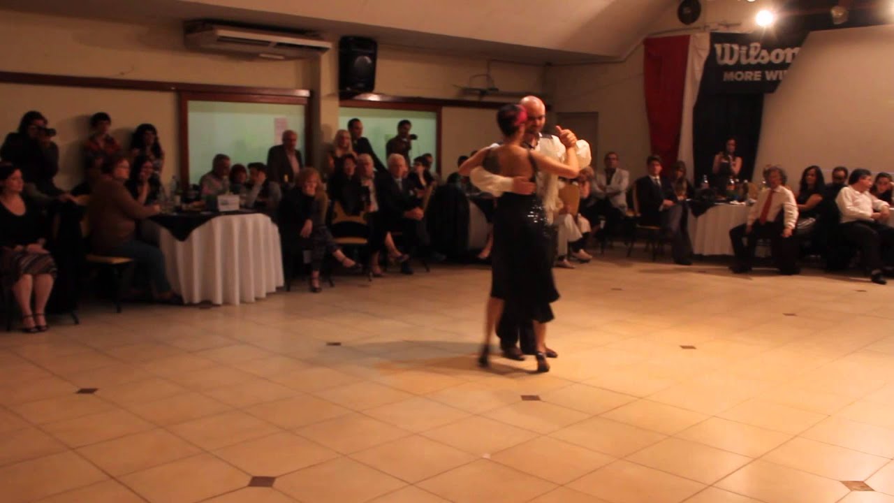 Gabriel Di Prinzio y Hebe Martínez en el Homenaje a Parejita