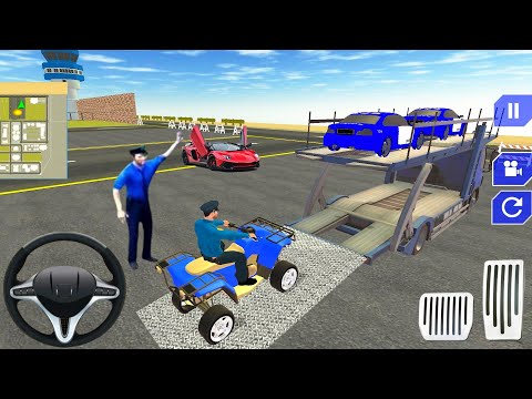ATV Quad Bike Transporting Game - US Police ATV Quad Bike Transport Simulator - Android Gameplay