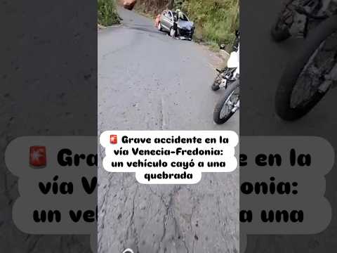 ⚠️ Grave accidente en la vía entre Venecia y Fredonia