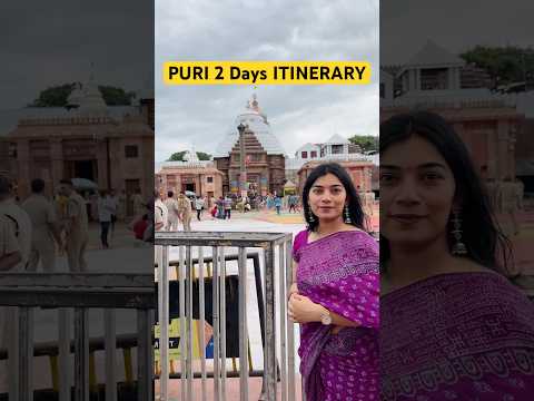 2 Days Puri Itinerary - Stay, Beach, Temples, Local food & Shopping!🛕🌊 #shorts #puri #travel
