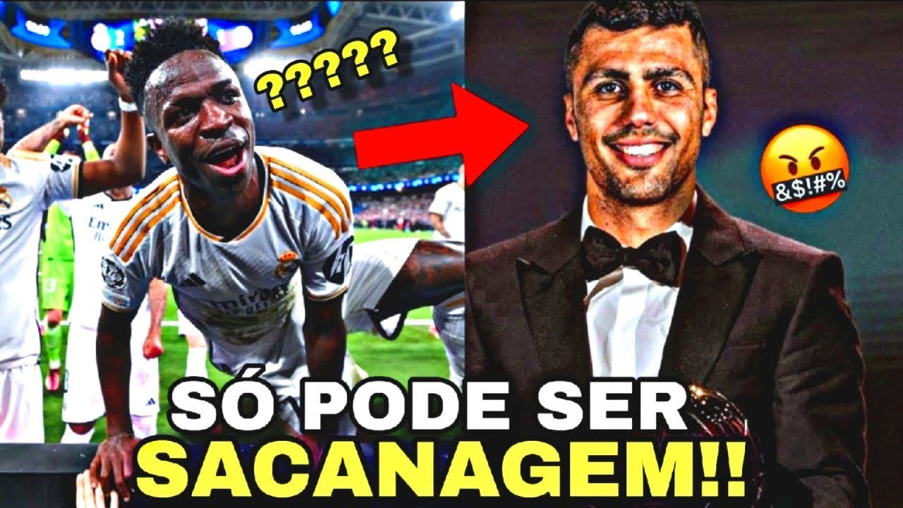 🚨🚨O MAIOR ESCÂNDALO DO FUTEBOL MODERNO!!!! RODRI MELHOR DO MUNDO E VINI JR NÃO.