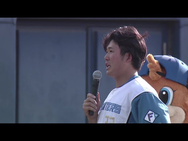 【ファーム】 ファイターズ・進藤勇也選手 ヒーローインタビュー 3月30日 北海道日本ハムファイターズ 対 横浜DeNAベイスターズ