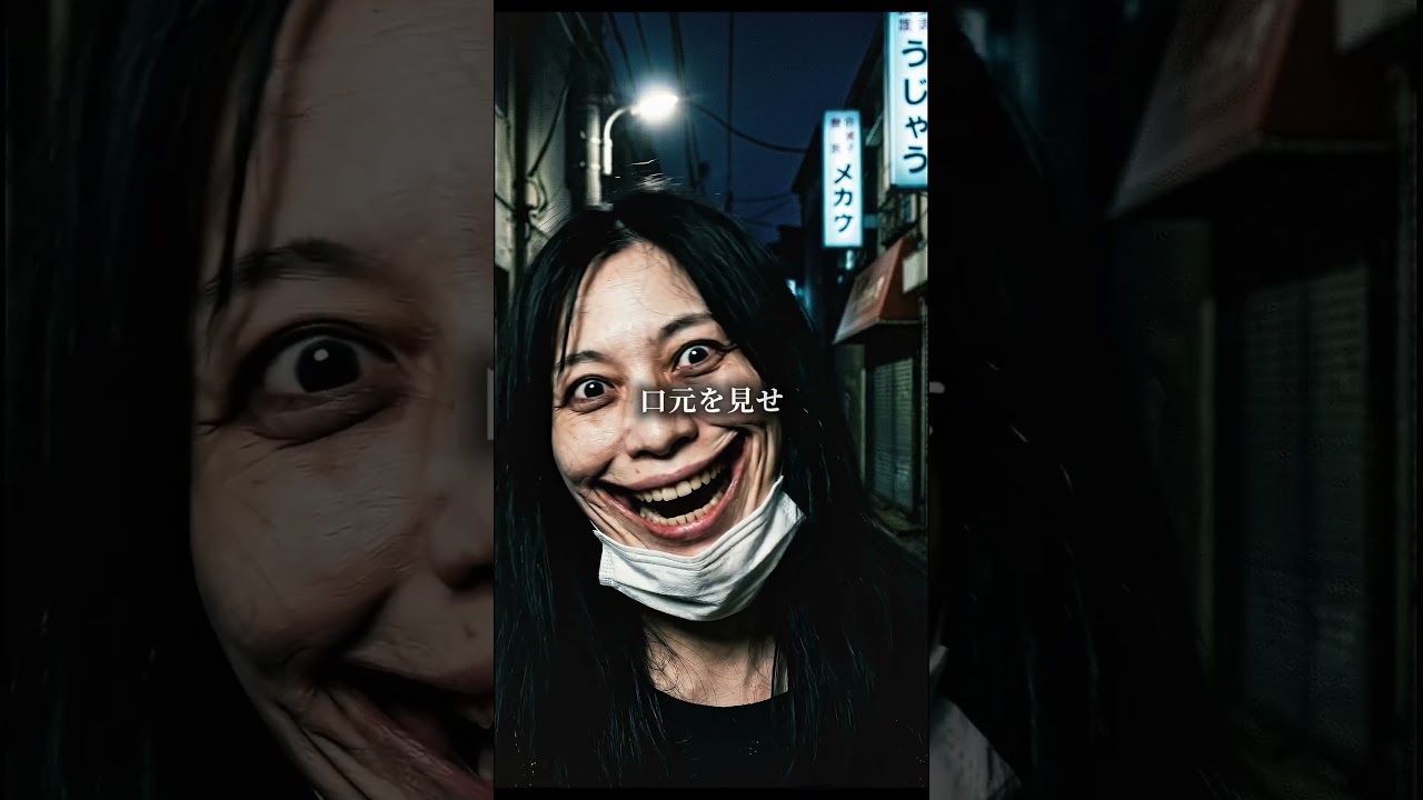 警察も出動した「口裂け女パニック」(1978) #shorts #歴史 #雑学