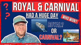 Cruise News: Carnival & Royal Caribbean Both Share HUGE Announcements