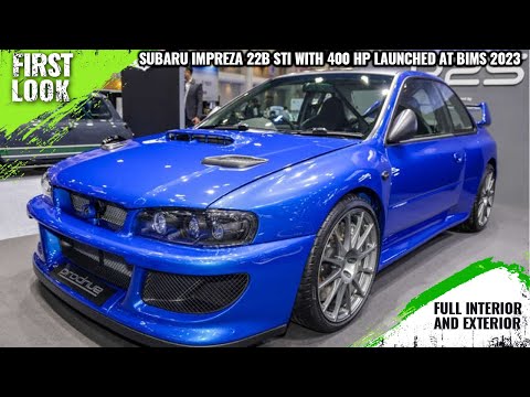 Subaru Prodrive P25 (Impreza 22B STi) With 400 hp Launched At Bangkok Motor Show 2023 -Full Exterior