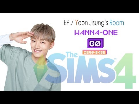 Wanna one go zero base The sims 4 ep.7 Yoon Jisung's room