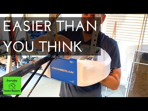 Replacing a Chamberlain Garage Door Opener | 10 Minute Install