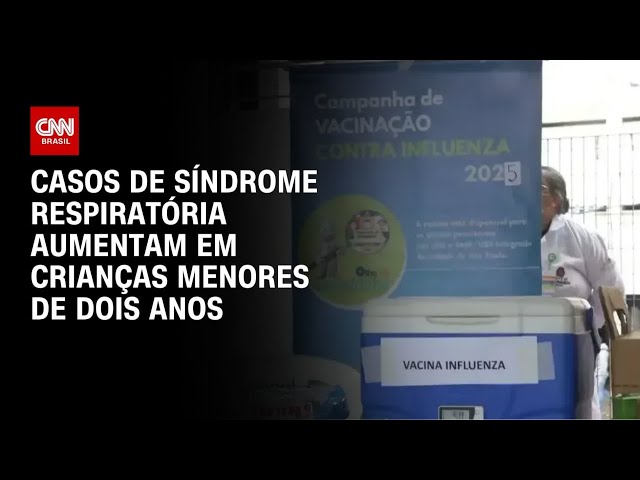 Aumentam casos de Síndrome Respiratória Aguda Grave em crianças pequenas | CNN PRIME TIME