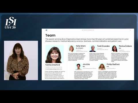 Tammy,Holly Crawford, Aces Diagnostics,acesdiagnostics.com - Lyme blood test using multiplex immunoassay | LSI USA '26