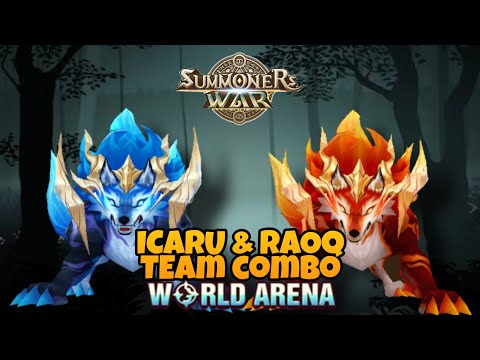 Icaru & Raoq Team Combo in World Arena - Summoners War