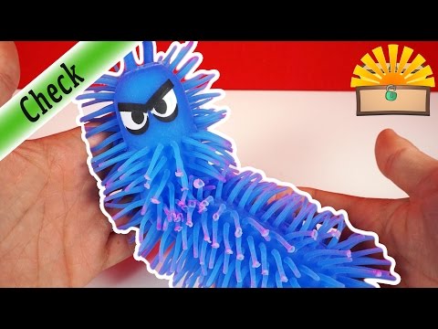 WARUM GUCKT DER WURM BÖSE? Glibber Schleim Slime Tausendfüßler auspacken deutsch