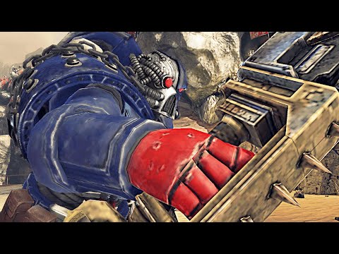 Crimson Fists Veteran vs 600+ Orks! - Warhammer 40K: Space Marine, Augmented Mod