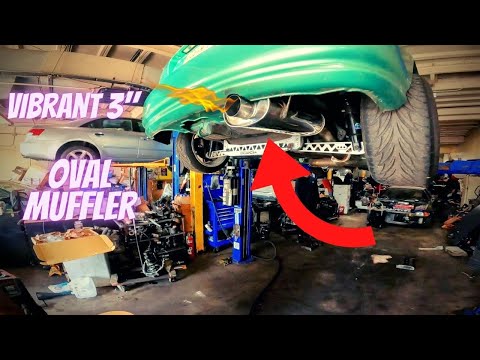 Civic EK HATCH | 3" VIBRANT MUFFLER INSTALL