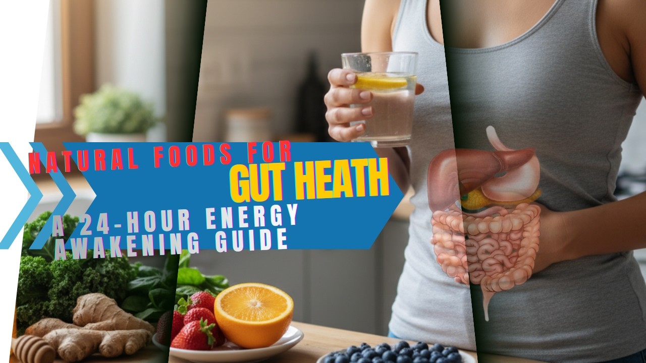 natural foods for gut heath a 24 hour energy awakening guide