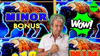 I Tame The Buffalo & WIN BIG!!!!! 🎉#LasVegas #Casino #SlotMachine Video Video